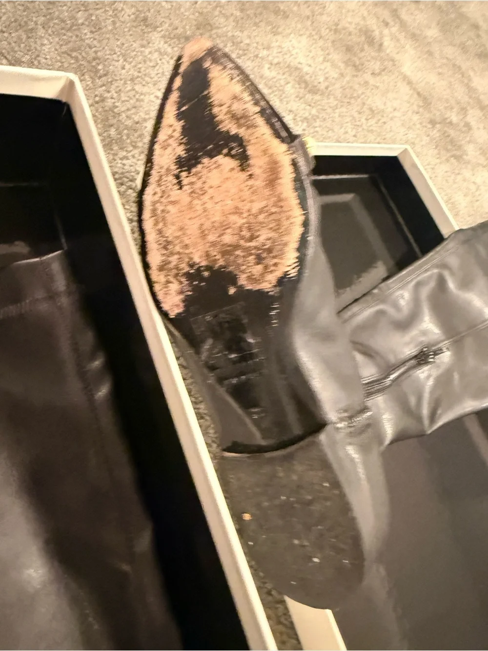Philosophy Di Lorenzo Serafini Over the Knee Black Boots Size 7.5